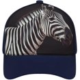 thumbnail image 1 of Animal Zebra Baseball Cap Classic Golf Cap Soft Dad Hat Multicolor Adjustable Low Profile Hat Unisex, 1 of 6