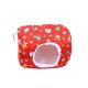 thumbnail image 1 of Cama para casa de hámster, alfombrilla suave y cálida, portátil con ganchos, bonita jaula para mascotas pequeña lavable para ratones, ardilla, hábitat Rojo Colco Nido de hámster, 1 of 8