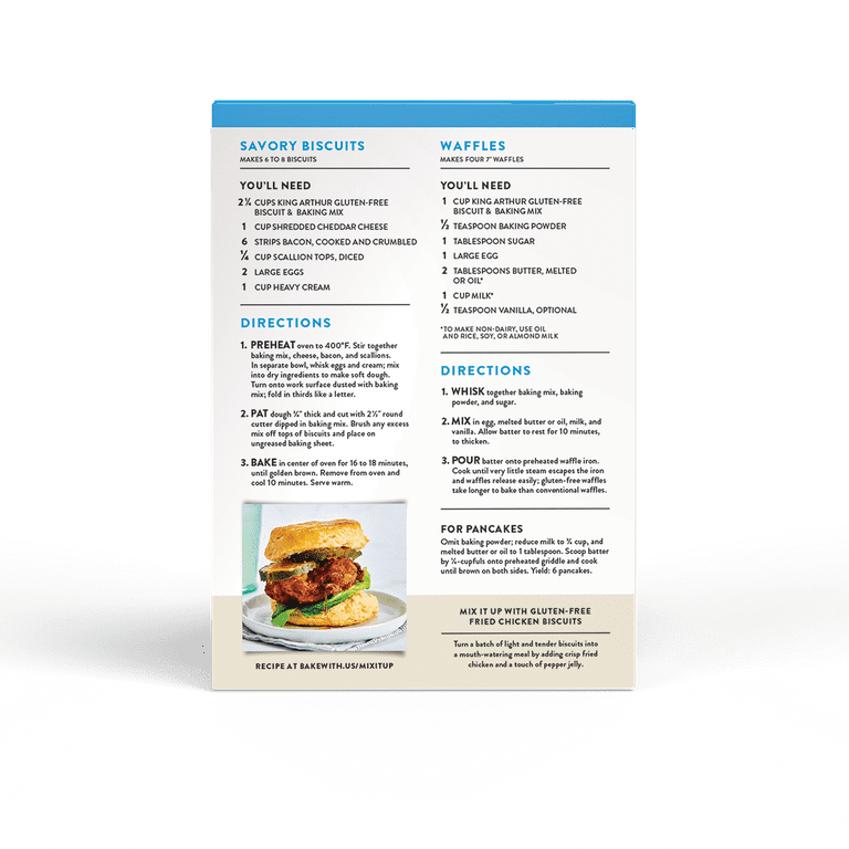 Arthur Gluten Cup For Cup Gluten Free Flour Ingredients King