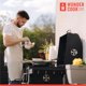 thumbnail image 4 of Asador De Hierro Wonder Cook Con Ruedas Mesa Lateral Doble Parrilla, 4 of 10