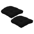 thumbnail image 1 of LOVIVER Set 2 Tufted Chair Seat Cushions Round Back Patio Furniture Chair Pads Black, 1 of 7