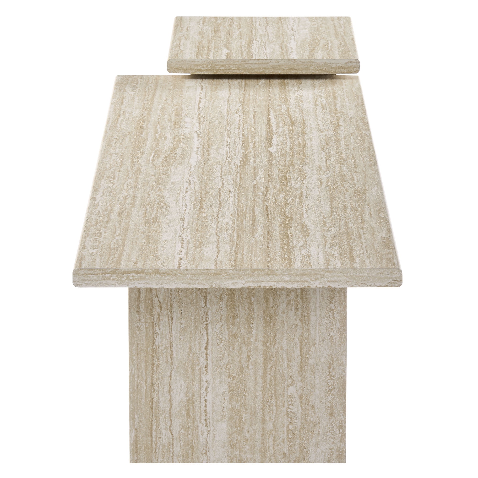 Render Coffee Tables Set of 2 in Travertine