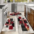 thumbnail image 6 of Floor Rugs Sets 3 Piece with Runner, Farmhouse Kitchen Rugs and Mats Non Skid Washable Runner Rug for Kitchen Sink Laundry, 6 of 12