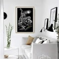 thumbnail image 2 of Pintura de diamante, Cool Skull Love Personalidad 5D Dibujo de diamante Taladro completo Gran bordado de bricolaje Punto de cruz Decoración Sala de estar Dormitorio Art_Deco 30 x 40 cm Skull Love WD.WDQZL Hogar, 2 of 6