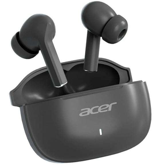 Acer Wireless Earbuds Bluetooth 5.4 – 13mm Drivers with Deep Bass, AI Noise Cancelling Dual Mic, 20H Playtime, Quick Charge, Secure Comfort Fit In-Ear Earphones for Calling, Work, Travel