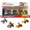 thumbnail image 1 of Hot Wheels Mario Kart 4-Pack Vehicles, 1 of 6