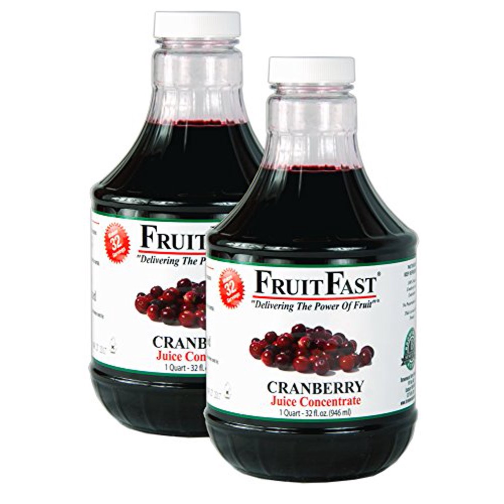 Premium Cranberry Juice Concentrate "Cold Filled" 2 QUARTS, 64 Day