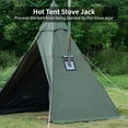 thumbnail image 3 of Hot Tent Stove Jack 9.1 x 7.9Inch, Fire Stove Jack Kit for Tent with 3.7Inch Round Hole, 3 of 8
