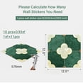 thumbnail image 5 of DEWOO Peel and Stick Floor Tile, Peel and Stick Flooring Self Adhesive, Waterproof Vinyl Flooring Suitable for Bathroom, Kitchen, Dark Green(12 x 12 In, 10PCS), 5 of 9
