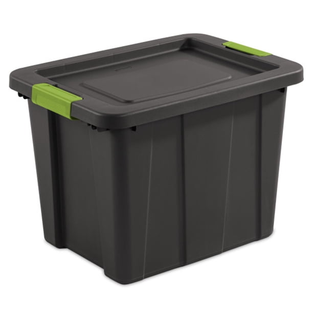 Contenedor de Almacenamiento Sterilite Paquete de 6 de 18 Galones Resistente Gris
