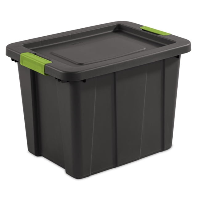 Contenedor de Almacenamiento Sterilite Paquete de 6 de 18 Galones Resistente Gris