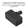 thumbnail image 3 of PWM Speed Controller 5V 4Pin PWM Fan Governor PWM Governor USB TYPE-C Power Supply DIY Cooler with 1 to 2 Adapter Cable,1 x PWM Speed Controller 1 x USB to TYPE-C power supply cable 1 x Adapter cable, 3 of 10