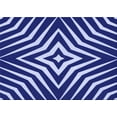 thumbnail image 1 of Ahgly Company Machine Washable Indoor Rectangle Transitional Cobalt Blue Area Rugs, 6' x 9', 1 of 7