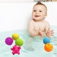 thumbnail image 6 of Usbinx Life 6PC Tactile Senses Toys Developmental Hand Training Soft Grip Textured Balls Early Learning Set Diameter 6.5cm, 6 of 6