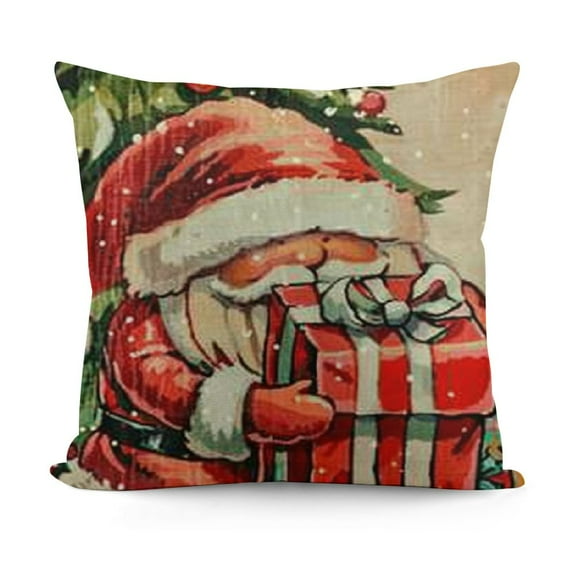 YINGXI Christmas Christmas Decorations Gift Pillows Winter Holiday Throw Pillows Christmas Farmhouse Decor for Couch 12x12in