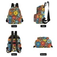 thumbnail image 4 of FORMRS Mini Backpack Purse for Women Travel Daypack Casual Shoulder Bag, Cartoon Flowers, 4 of 7