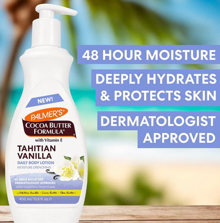 Palmer’s Cocoa Butter Formula Tahitian Vanilla Body Lotion, 2 pk./13.5 fl. oz.