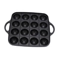 thumbnail image 3 of Takoyaki, 16 agujeros, bandeja para hornear albóndigas, máquina para hacer takoyaki multiusos con práctico revestimiento antiadherente para restaurant, 3 of 9