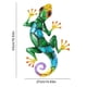 thumbnail image 4 of Adornos de pared de lagarto colgante de metal para exteriores con estatuilla de Gecko - Verde Wdftyju Libre de BPA, 4 of 7