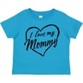 thumbnail image 3 of Inktastic I Love My Mommy in Black Chalk Heart Boys or Girls Toddler T-Shirt, 3 of 5
