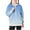 01-Light Blue, variant on Husipze Boys and Girls Fleece Coats Children's Fall Winter Long Sleeved Jackets Full Zip Warm Soft Thermal Comfortable Outwear Hot Pink 150