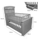 thumbnail image 2 of Cuna Cama Mecedora De Madera  Junior con Luz Yogurth Beige, 2 of 3