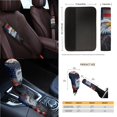 thumbnail image 4 of Jeiento Eagle Car Seat Covers Full Set with Steering Wheel Cover Safe Belt Pads Handbrake Cover Set Coasters Garbage Bin Rear View Mirror Cover American Flag Center Console Cover 14PCS Auto Accessory, 4 of 7