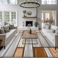thumbnail image 3 of Brown Grey Vintage Area Rugs 5'x7', Washable Small Throw Rugs for Laundry Room Playroom, Retro Farmhouse Elegant Pastoral Indoor Outdoor Rug Non-Slip Low Pile Carpet Runner Reversible Floor Mats, 3 of 8