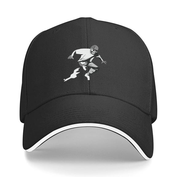 Skull Parkour Print Baseball Cap Adjustable Strap for Running Workouts and Outdoor Activities All Seasons,Adult One Size Fits All