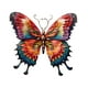 thumbnail image 2 of Decoración de pared de mariposa de metal, adorno colorido, decoración de valla para exteriores, pared de mariposas 40 cm x 38 cm, 2 of 9