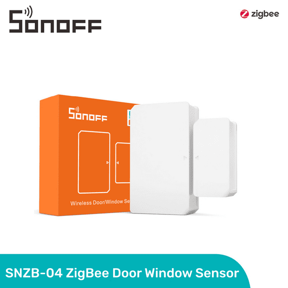 SONOFF SNZB-04 ZigBee Smart Wireless Door Window Sensor, Burglar Alarm for Home Security, Compatible with Alexa/Google Home,Smart Home