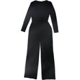 thumbnail image 2 of Mono Ralph Lauren Parker con cinturón para mujer, negro, 8 Ralph Lauren Monos, 2 of 2