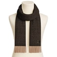 thumbnail image 3 of Bufanda Artesanal AlpacaBlackBrown 1Pza Negro/Café 170cm x 21cm Hechas a Mano Alpaca., 3 of 4