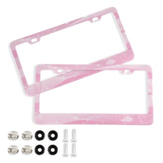 Aootf License Plate Cover and Silicone Frame Combo- Clear Aootf License Plate Cover and Silicone Frame Combo- Clear