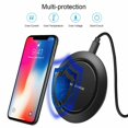 thumbnail image 2 of Wireless Charger Pad Portable Travel Mobile Phone Charger For iPhone 11Pro XS X Max 8 Plus Samsung S10, 2 of 5