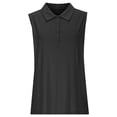 thumbnail image 5 of YHAJDS Tank Tops for Women Solid Color Collar Golf Tennis Sleeveless Breathable Blouse, 5 of 5