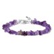 thumbnail image 3 of Pulsera de cuentas de piedra de cuarzo para hombres y mujeres, brazalete de amatista Natural, energía púrpura, piedra curativa, joyería elástica para terapia de salud, 3 of 4
