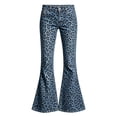 thumbnail image 5 of Hiijoy Girls Flared Pants Casual High Waist Slim Fit Pants Kids Fashion Pocket Trousers, 5 of 5