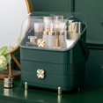 thumbnail image 2 of LHSHID Four Leaf Clover Series Make Up Case Dustproof Cosmetic Storage Box Cosmetics Skin Care Products MultiFunction Jewelry Organizer Case white, 2 of 7