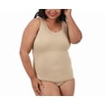 thumbnail image 2 of Instant Figure Curvy Plus Size Tank Brief Bodysuit WBS006C, 2 of 4