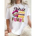 thumbnail image 1 of Camiseta básica de verano para mujerWomen's Fashionable Graphic Tee - Casual Crew Neck Short Sleeve, Stretchy Polyester Blend, Machine Washable - Perfect for Summer & Casual AttireFather's Day, Moth, 1 of 6