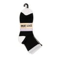 thumbnail image 3 of MUK LUKS Women's Dream Step Quarter Crew Socks, 4 Pair Pack, 3 of 6