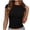 WRQT1-Black, variant on Backless Top Open Back Short Sleeve Slim Fit Crop Shirt Double Lined Crew Neck Going Out Tops Undershirts Y2K Basic Tee