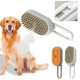 thumbnail image 4 of Rechargeable Cat Steamy Brush Self Cleaning Steam Cat Brush Cat Slicker Brush For Cats And, 4 of 5
