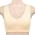 thumbnail image 3 of Sweet Home Farm Front Closure Bras for Women Button Thin Cotton Underwear Bras, 3 of 4