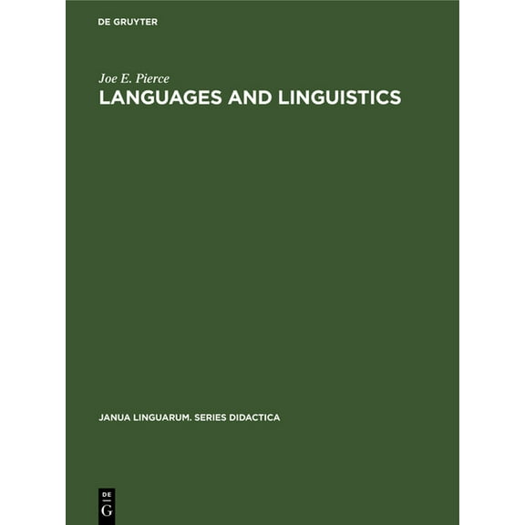 Janua Linguarum. Series Didactica Languages and Linguistics: An Introduction, Book 4, (Hardcover)