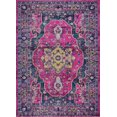 thumbnail image 1 of LaDole Rugs Persian Area Rug, Synthetic, Indoor/Outdoor, Lilac Blue, 1'10' x 2'11', Stain Resistant, Color Fast, 1 of 6
