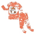 thumbnail image 2 of NIEWTR Toddler Baby Girl Fall Halloween Clothes pajamas Sets Tractor Long Sleeve Pullover Sweatshirt Tops Joggers Pants Set 6 9 12 18 24 Months 3T 4T Kids Fall Winter Halloween Outfits, 2 of 8