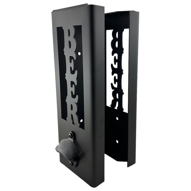 PRETXORVE Custom Can Cooler with Bottle Opener,Beer and Beverage Storage Rack with Open Bottle
