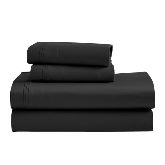 Superior Egyptian Cotton Deep Pocket 1500 TC Sheet Set, California King, Black